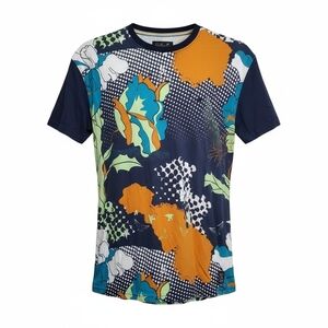 A. Tiziano Short-sleeved Graphic Print T-shirt size 3X